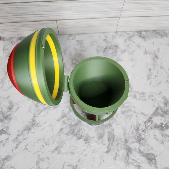 Fallout Mini Nuke Container 3D Printed Prop Container Planter Fat Man Ammo - Picture 5 of 9